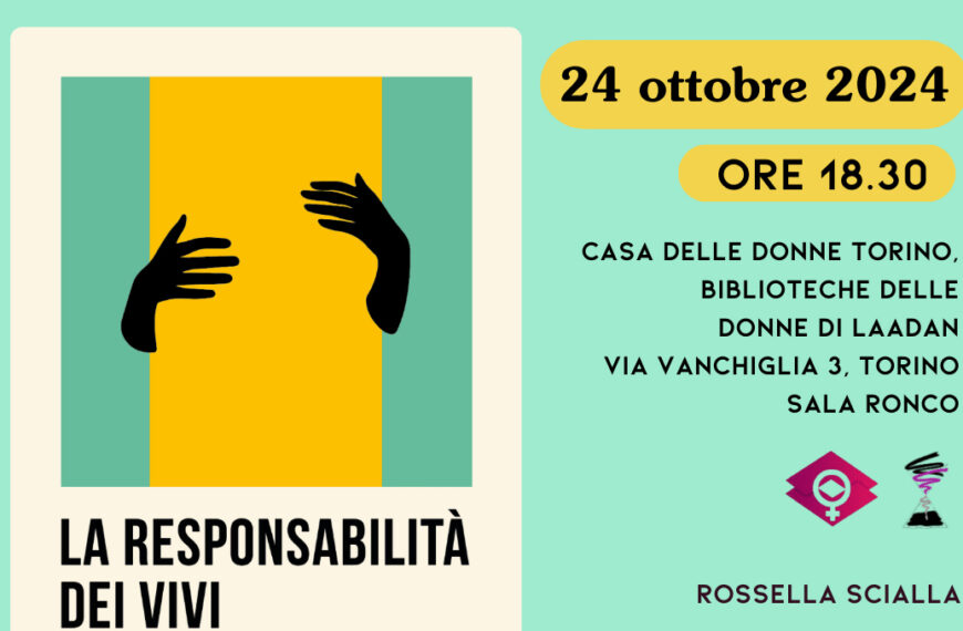 Presentazione libro: La responsabilità dei vivi