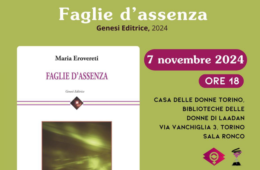 Presentazione libro “Faglie di assenza”